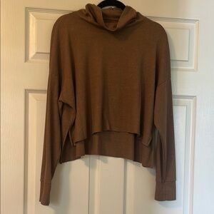 American Eagle Outfitters Brown Long Sleeve Tee